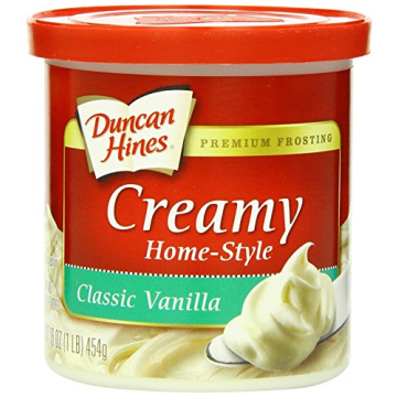 Duncan Hines Creamy Vanilla Frosting 16 OZ Can 8 Pack