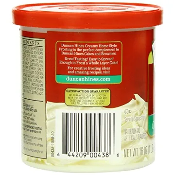 Duncan Hines Creamy Vanilla Frosting 16 OZ Can 8 Pack
