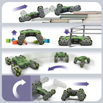 LECPOP 8WD Remote Control Stunt Car for Kids Ages 3 to 14