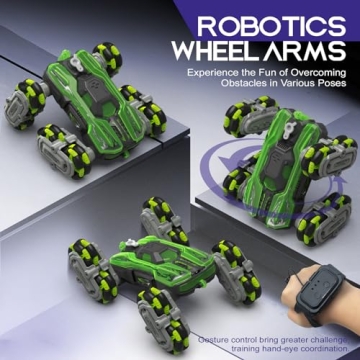 LECPOP 8WD Remote Control Stunt Car for Kids Ages 3 to 14