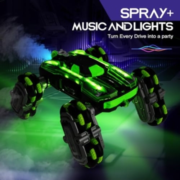 LECPOP 8WD Remote Control Stunt Car for Kids Ages 3 to 14