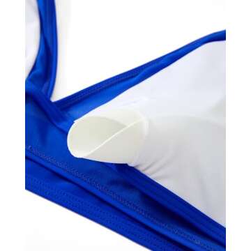 SUUKSESS Sexy High Waisted Bikini Tummy Control Swimsuit