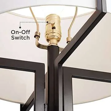 Franklin Iron Works Idira Modern Table Lamp 31.5 Inch Tall