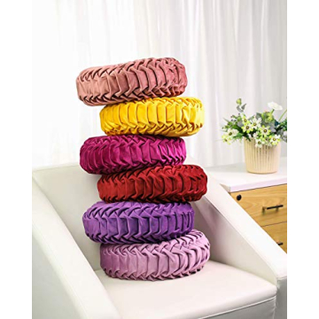 Comfortable HLOVME 3D Pumpkin Throw Pillow in Yellow