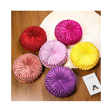 Comfortable HLOVME 3D Pumpkin Throw Pillow in Yellow