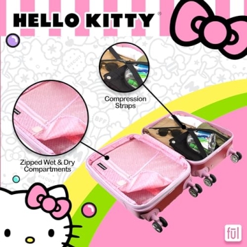 FUL Hello Kitty Carry On Luggage, Stylish and Durable Suitcase
