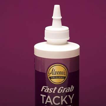Aleene's Fast Grab Tacky Glue 8oz for Safe Crafting