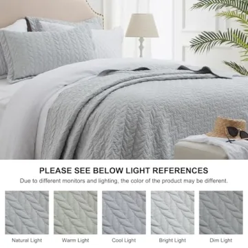 Lightweight SunStyle Home Quilt Set for All Seasons 90x96