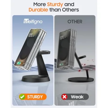 3 in 1 Magnetic Wireless Charger for Samsung Devices