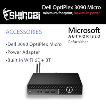 Dell OptiPlex 3090 Mini PC with Intel i5 and 32GB RAM