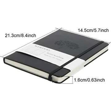 WERTIOO Hardcover Notebook - Durable & Stylish