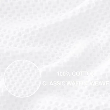 Homaxy Cotton Waffle Weave Dish Cloths 6-Pack - Ultra Soft