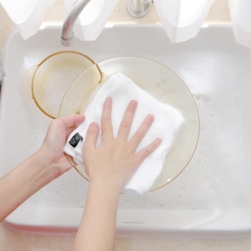 Homaxy Cotton Waffle Weave Dish Cloths 6-Pack - Ultra Soft