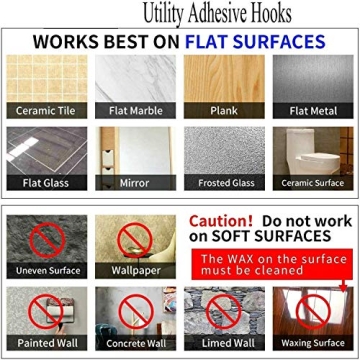 Jwxstore 24 Pack Heavy Duty Invisible Wall Hooks