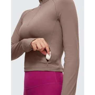 CRZ YOGA Butterluxe Crop Top - Soft & Stylish Activewear
