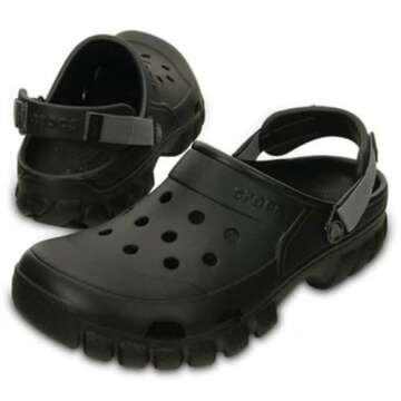 Crocs Crocs Unisex Offroad Sport Clogs, Black/Graphite, 7 Men/9 Women