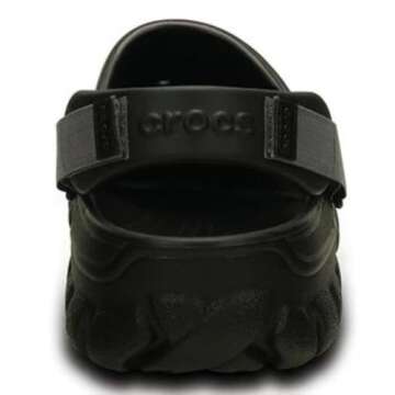 Crocs Crocs Unisex Offroad Sport Clogs, Black/Graphite, 7 Men/9 Women