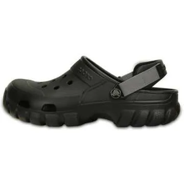 Crocs Crocs Unisex Offroad Sport Clogs, Black/Graphite, 7 Men/9 Women
