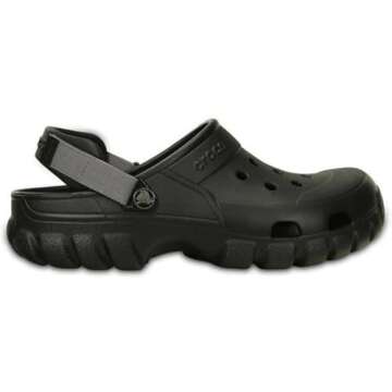 Crocs Crocs Unisex Offroad Sport Clogs, Black/Graphite, 7 Men/9 Women