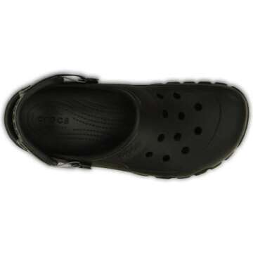 Crocs Crocs Unisex Offroad Sport Clogs, Black/Graphite, 7 Men/9 Women