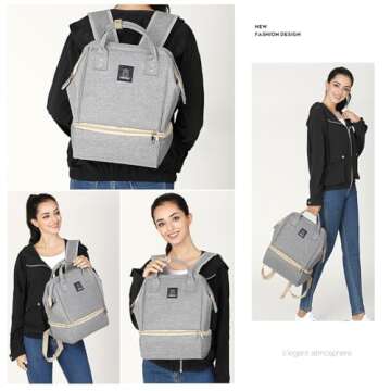 Breast Pump Backpack - Cooler and Moistureproof Bag Double Layer for Mother Outdoor Working Backpack...