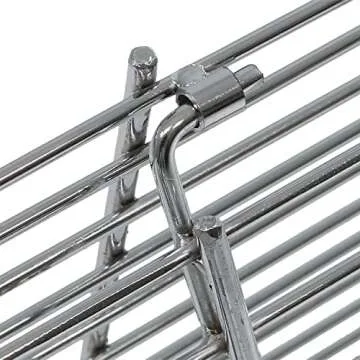 Sunnydaze 36-Inch Foldable Grill Grate for Outdoor Cooking