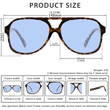 Stylish YDAOWKN Retro Aviator Sunglasses for All