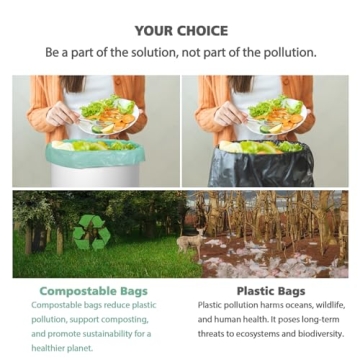 Biodegradable Trash Bags for Eco-Friendly Disposal