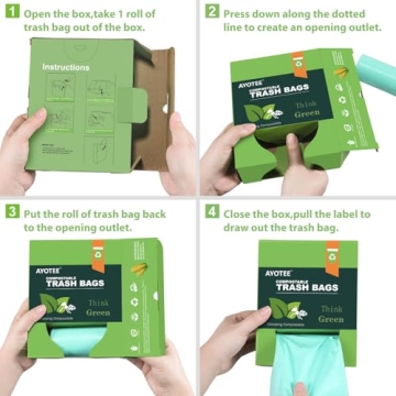 Biodegradable Trash Bags for Eco-Friendly Disposal