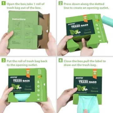 Biodegradable Trash Bags for Eco-Friendly Disposal