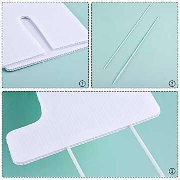 URATOT 15 Pack Happy Birthday Letters Yard Sign Card Colorful Lawn Sign Outdoor Lawn Decorations with Stakes