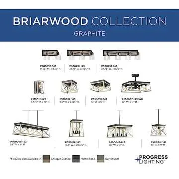 Briarwood One-Light Farmhouse Flush Mount Ceiling Light