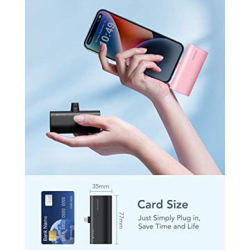 Charmast Portable Charger 5000mAh, Fast Charging Power Bank