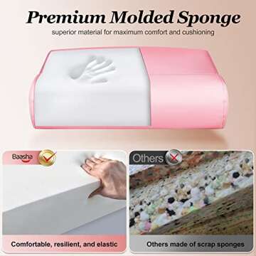 Baasha Barber Chair - Elegant Reclining Salon Seat