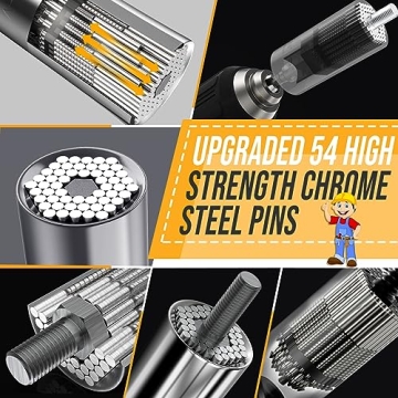 Universal Socket Tool Gift Set for Men - Great Stocking Stuffers