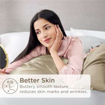Bestseller Bedsure Satin Pillowcase Set for Better Sleep