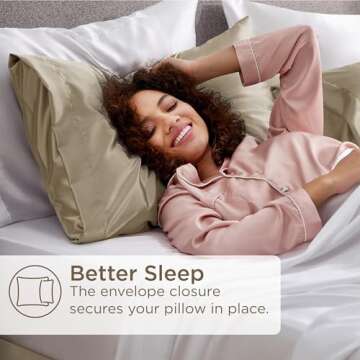 Bestseller Bedsure Satin Pillowcase Set for Better Sleep