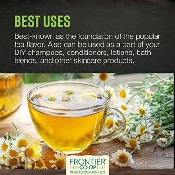 Frontier Co-op Organic Whole Chamomile Flowers 1lb