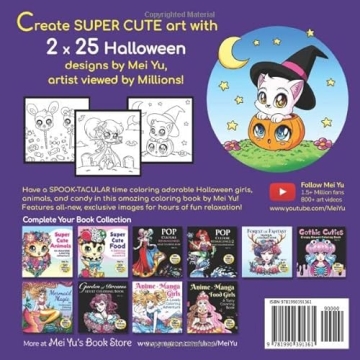 Super Cute Halloween Coloring Book for Teens & Adults