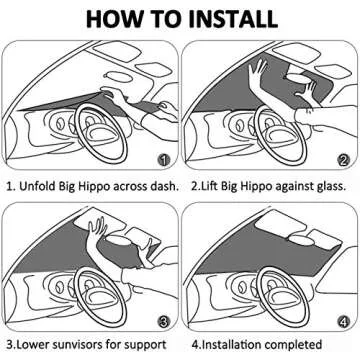 Stylish FUSURIRE Car Windshield Sunshade with Eye Print