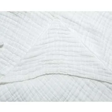 Lucear Soft Muslin Baby Bath Towels with Hood