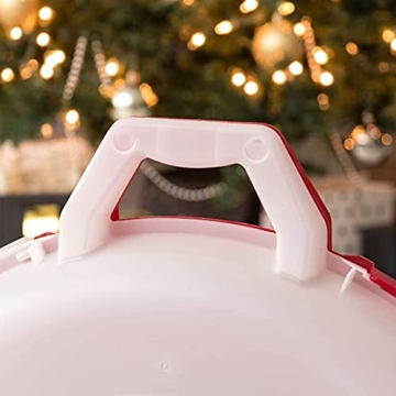 IRIS USA Wreath Storage Container for Seasonal Decor