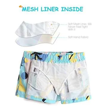 Maamgic Boys Swim Trunks - UPF 50+ Bathing Suits