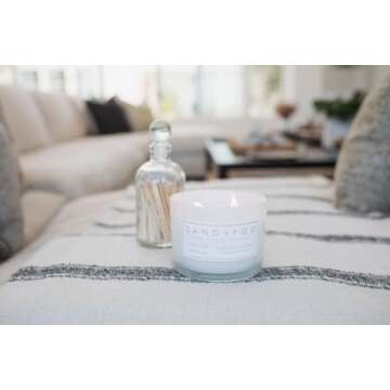 Sand + Fog Tahitian Vanilla Candle - Eco-Friendly Luxury