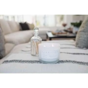 Sand + Fog Tahitian Vanilla Candle - Eco-Friendly Luxury