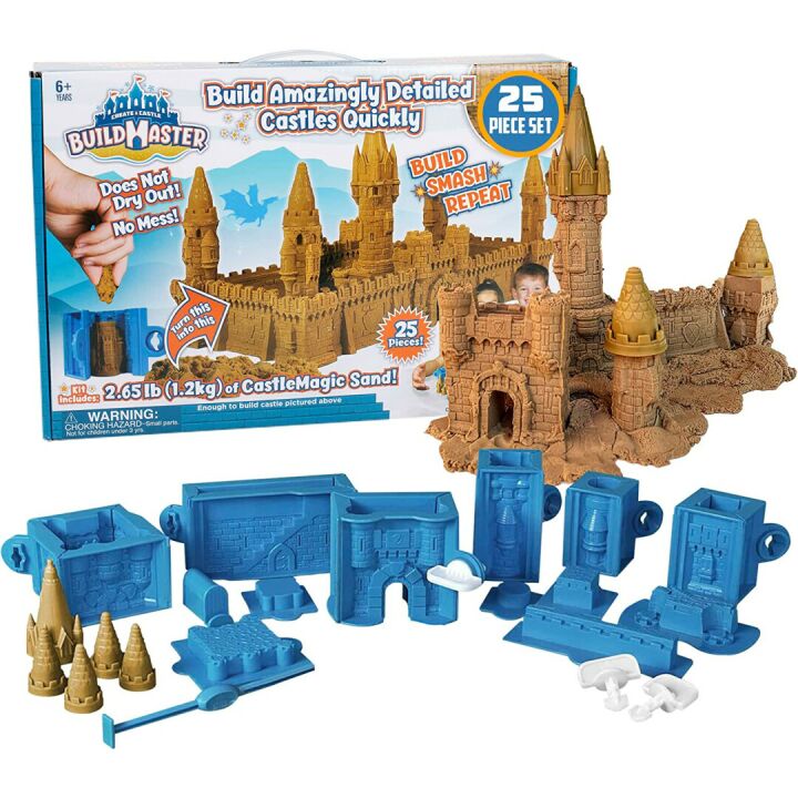 Indoor Sandcastle Building Kit for Kids - 25 Pieces