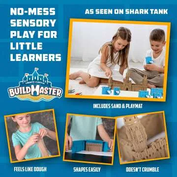 Indoor Sandcastle Building Kit for Kids - 25 Pieces