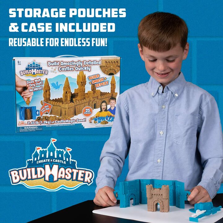 Indoor Sandcastle Building Kit for Kids - 25 Pieces