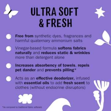 Molly’s Suds Sensitive Skin Fabric Softener - Natural & Effective