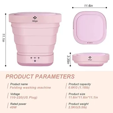 Portable Mini Washer for Underwear and Delicates | Compact Solution